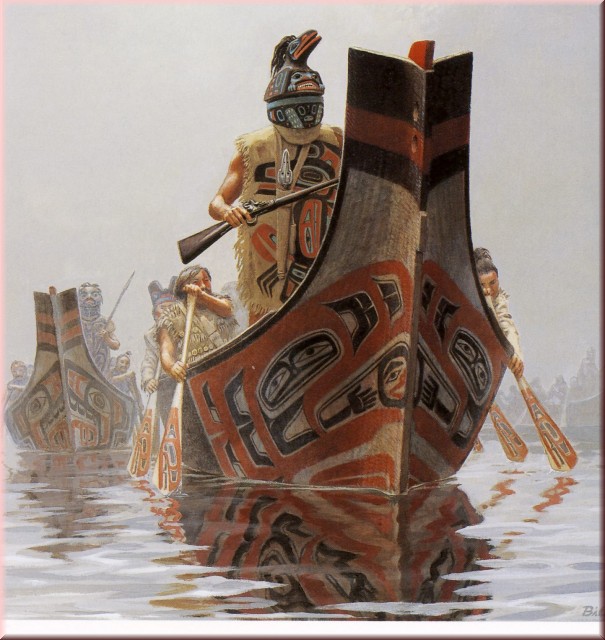 UB-8  Tlingit War Canoe